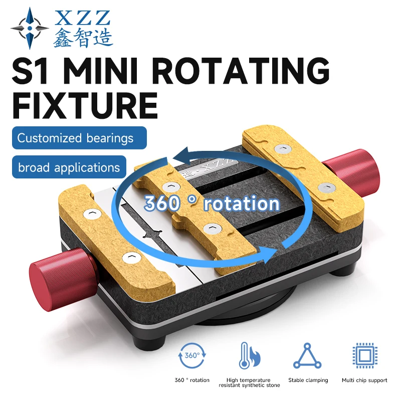 XZZ S1/S2/S3 전화 마더 보드 IC PCB CPU 하드웨어 수리 지그 전화 디 솔더링 클램프 용 회전 다기능 고정 장치