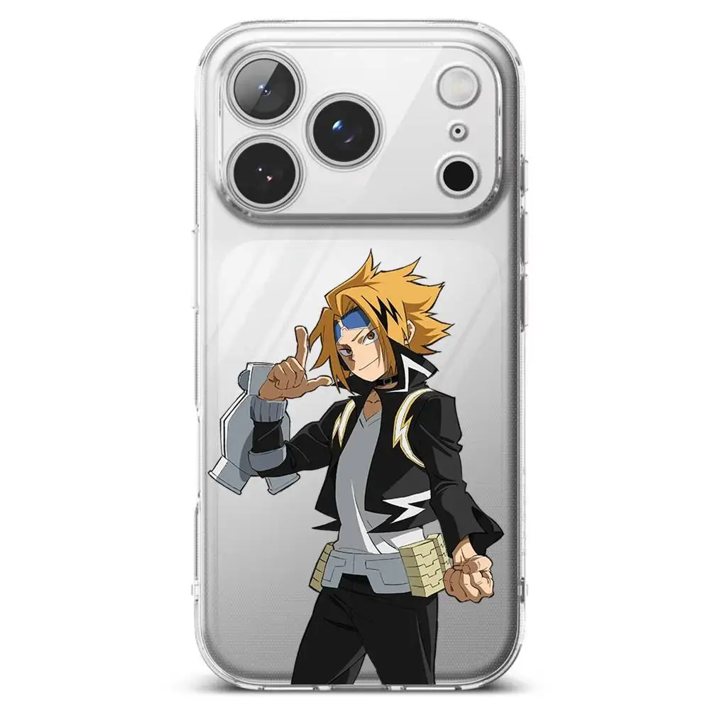 Denki Kaminari My Hero Academia Luxury Transparent Phone Case