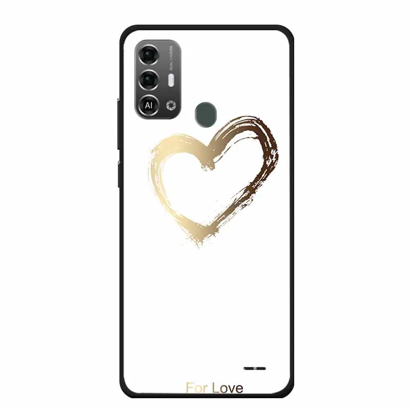 Lovely Soft TPU Painted Cat Silicone Cover - Protective Phone Case Accessory