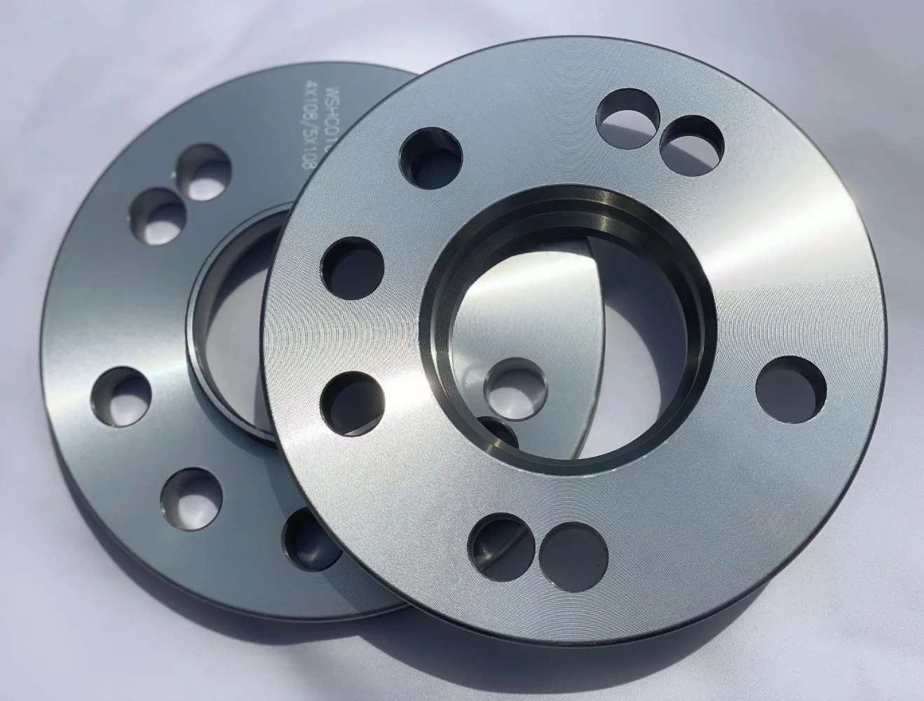 2pcs 10mm Wheel Spacers Adapters Suit for Peugeot Universal Series PCD 4x100/4x108/5x108/5x114.3