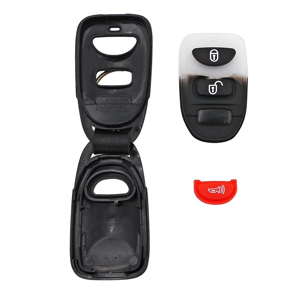 Ecusells 2+1 Buttons Remote Control Key Shell For Hyundai Elantra IX25 Tucson For Kia Replacement Car Auto Key Cover Case Fob