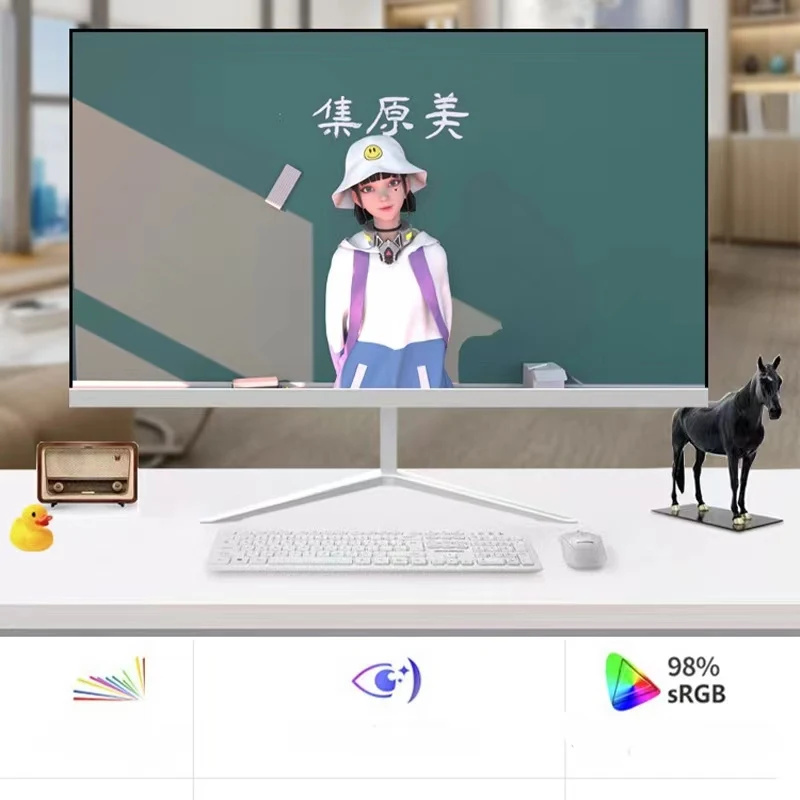 Monitor Full Hd (1920X1080) 75Hz Sottile Da 22 Pollici, Porta Hdmi E Vga