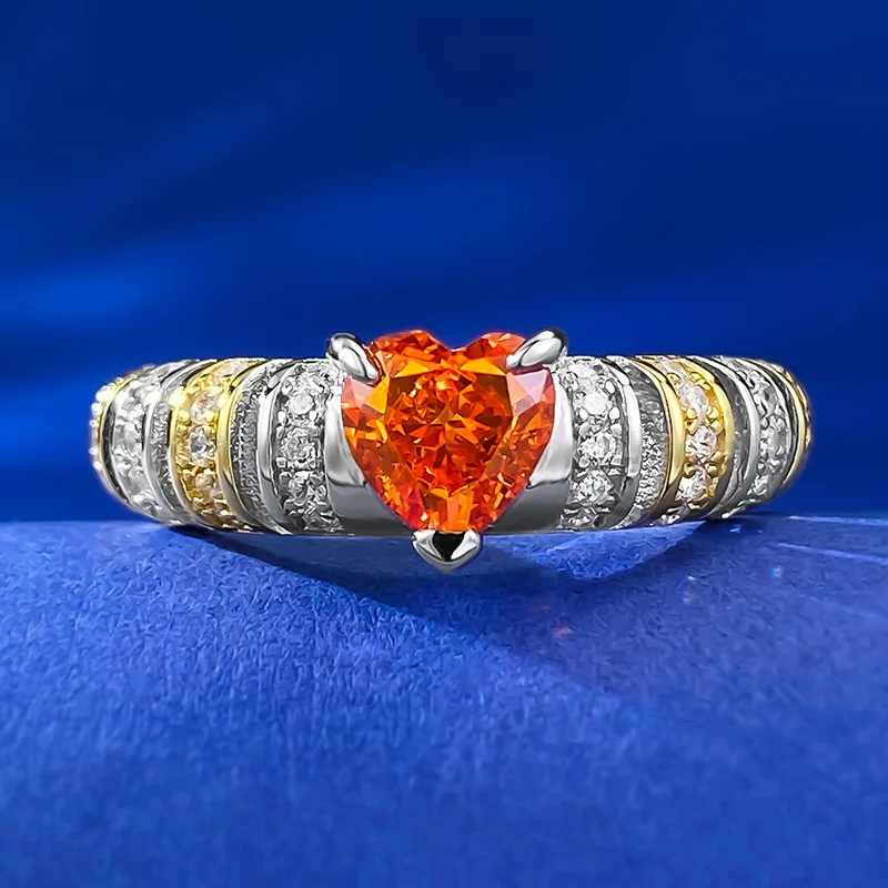 

Серебряное кольцо S925, 6*6 мм, Женское кольцо с ледяным цветком, модное Универсальное кольцо, ювелирные изделия из бутика для женщин