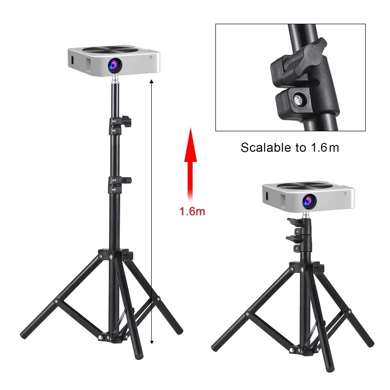 Universal Projector Tripod Aluminum Alloy Bracket for LCD Projector