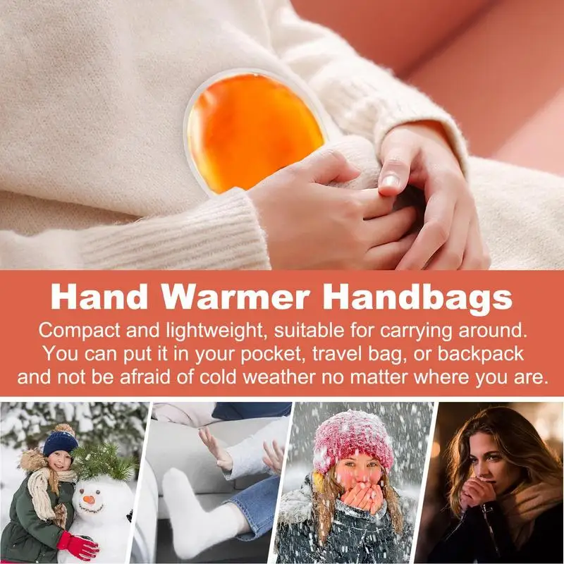 mini Gel Hand Warmer Round And Square Instant Heat PVC Packs Winter Reusable Long lasting  Heat Warmer for skiing hiking 5
