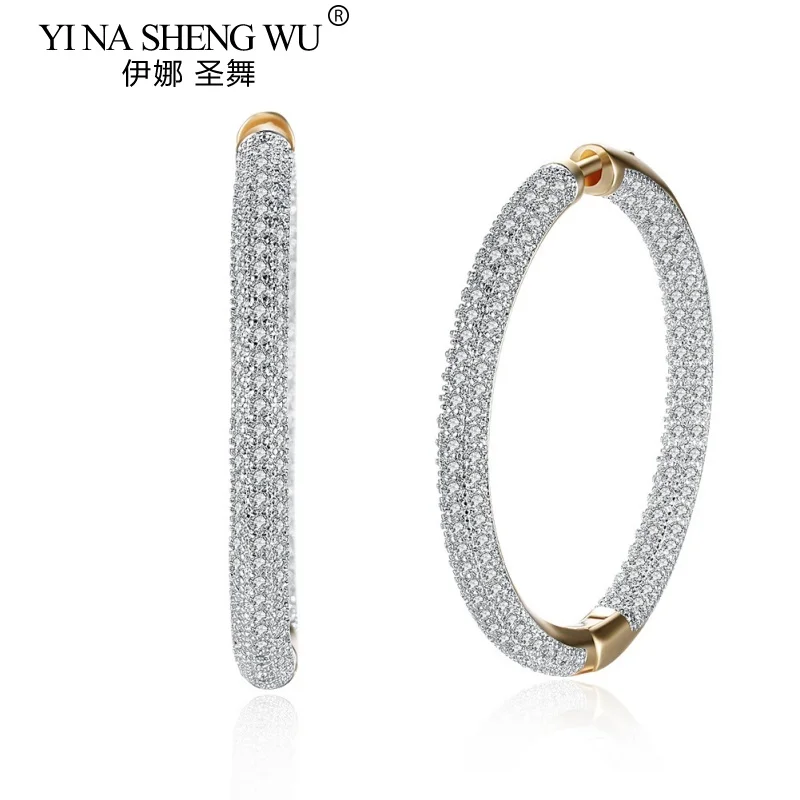 

Earrings Women's Silver Round Diamond Simple Stud Earrings, Fashion Party Wedding Birthday Gift Jewelry