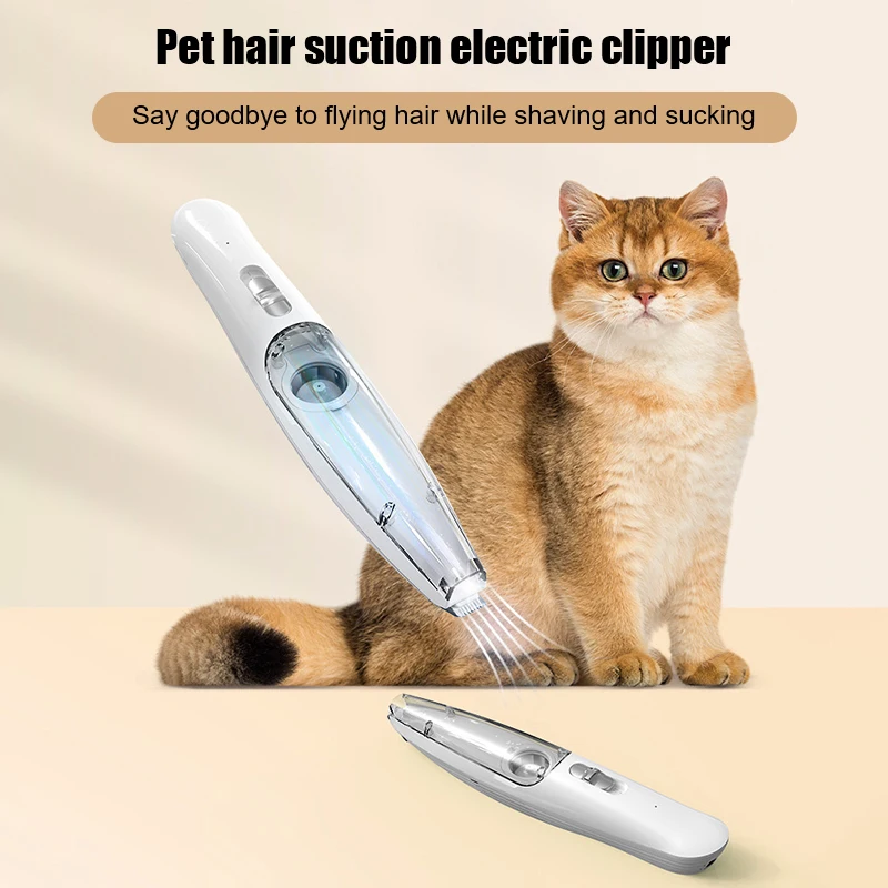 

Dog Hair Clipper For Paw Fur Grooming Vacuum Pet Hair Cutting Machine Trimmer Shaver For Dog Cats Eyes, Ears, Face, Rump