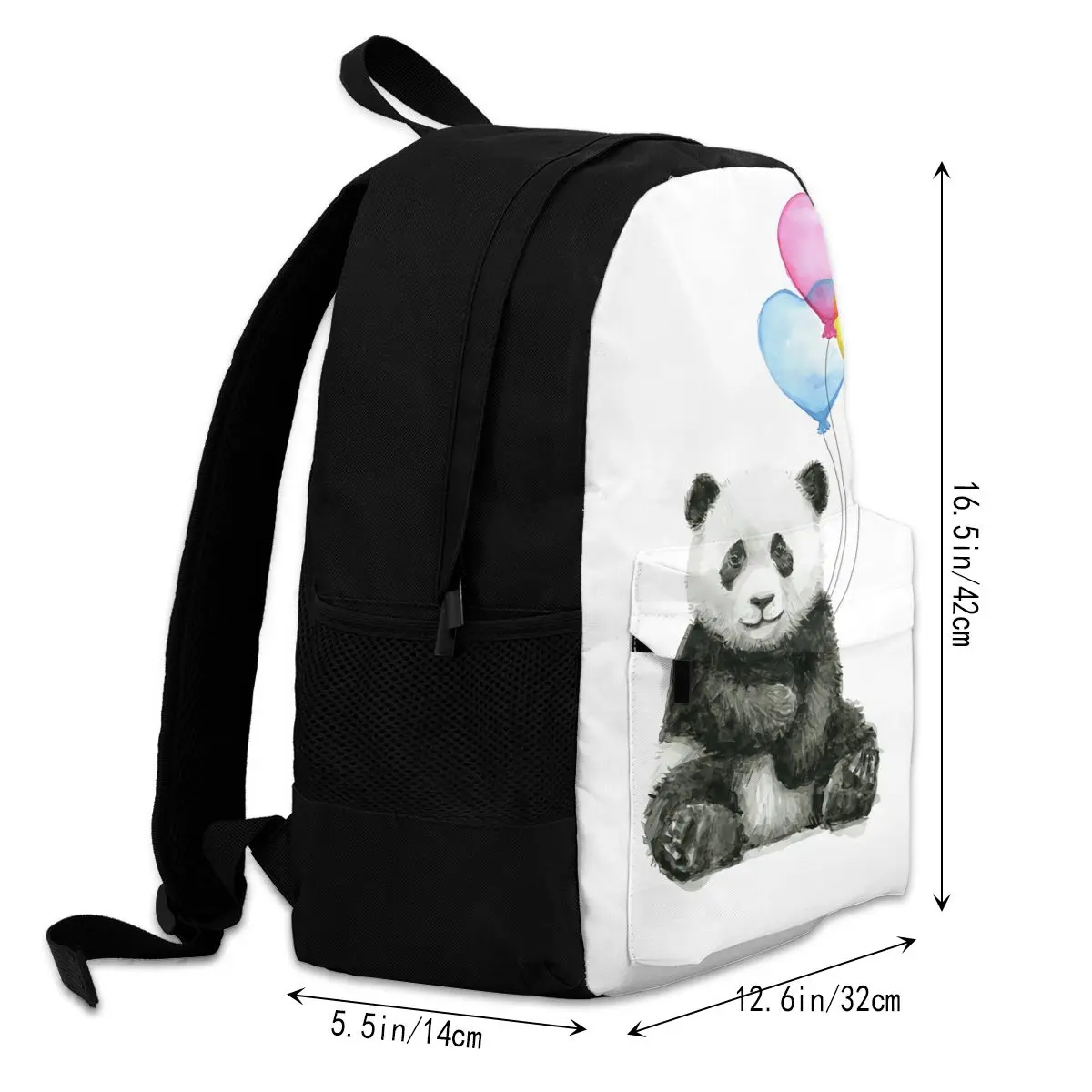 Baby Panda Backpacks Heart Shaped 