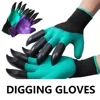 Garden Gloves with Double Fingertips Claws Waterproof Gardening Working Gloves for Digging Planting Weeding Seed Tools 2