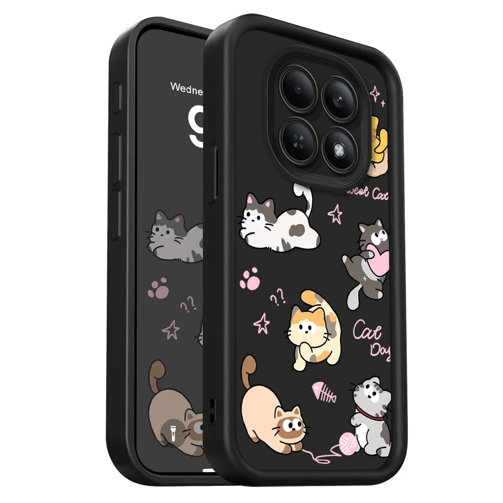 Cute Cat Staircase Soft Phone Case Cover