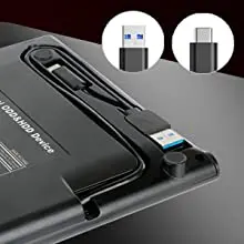 de unidade óptica portátil, USB 3.0, Tipo-C,