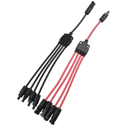 High - Performance 30A 1000V Solar Connector with Parallel Connection for Photovoltaic Systems, 2 - Pack (1 TO 4)