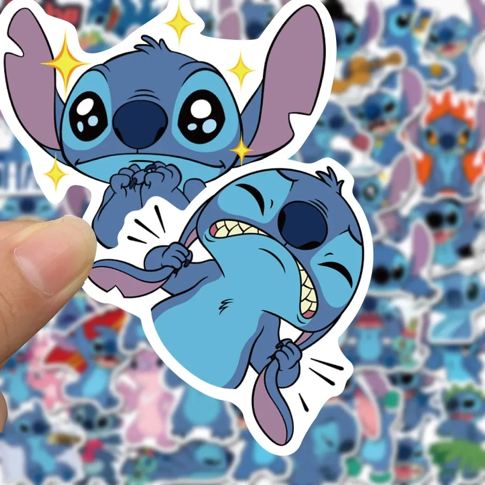 10/30/50PCS Cute Disney Cartoon Stitch Stickers for Kids DIY Luggage