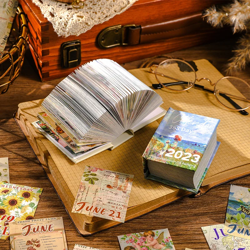 Mini Calendar 2023 Scrapbooking | Calendar 2023 365 Days | Gift Calendar  Cards - 2023 - Aliexpress