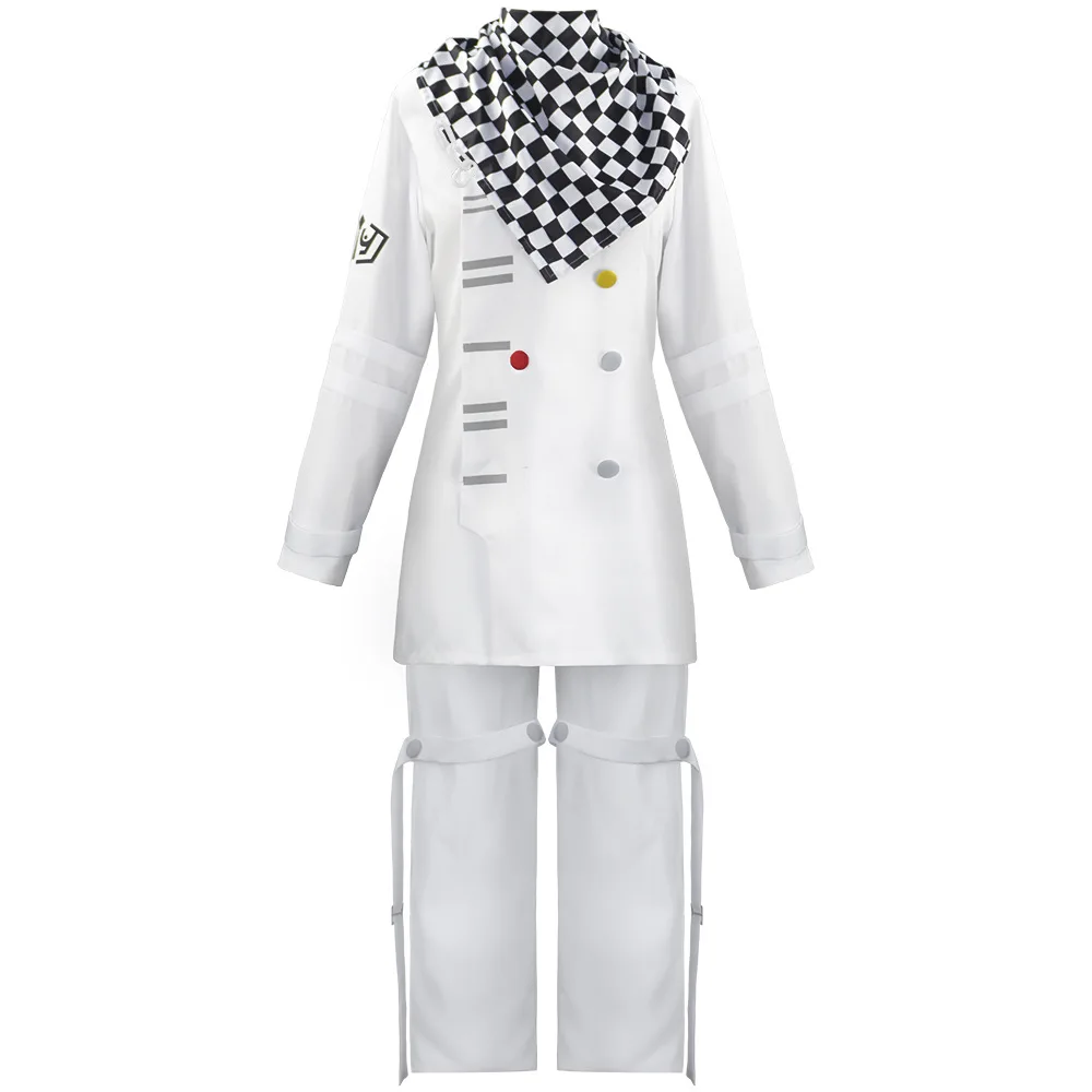 Cosplay Costume Danganronpa V3 Kokichi Oma Cosplay White Uniforms Cloak Full Set Halloween Carnival Party Clothes