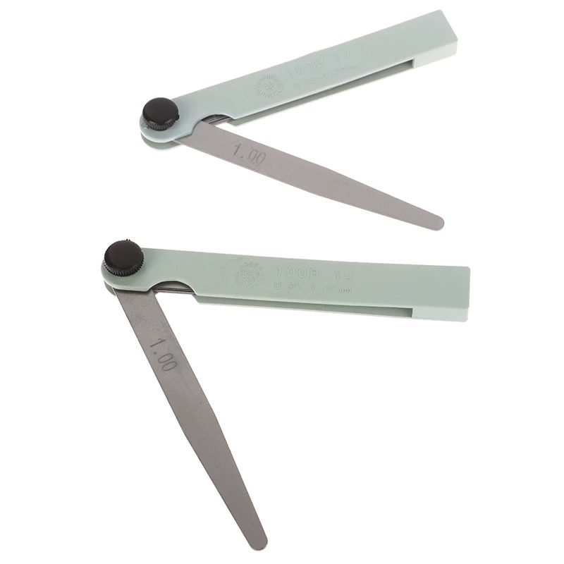 14/17 블레이드 필러 게이지 세트, 스테인레스 스틸 갭 0.05-1.0mm 두께 필러 게이지 도구
