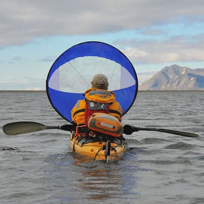 Description Picture 5 of itemFoldable Surfling Kayak Boat Wind Sail Sup Paddle Board Sailing Canoe Stroke Wind Paddle Rowing Boats Wind With Window Surfling