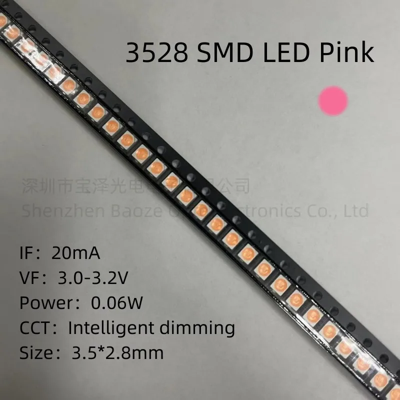 ตัวเลือกสินค้า LED หลากสี 100 ชิ้น สำหรับงานไฟฟ้า