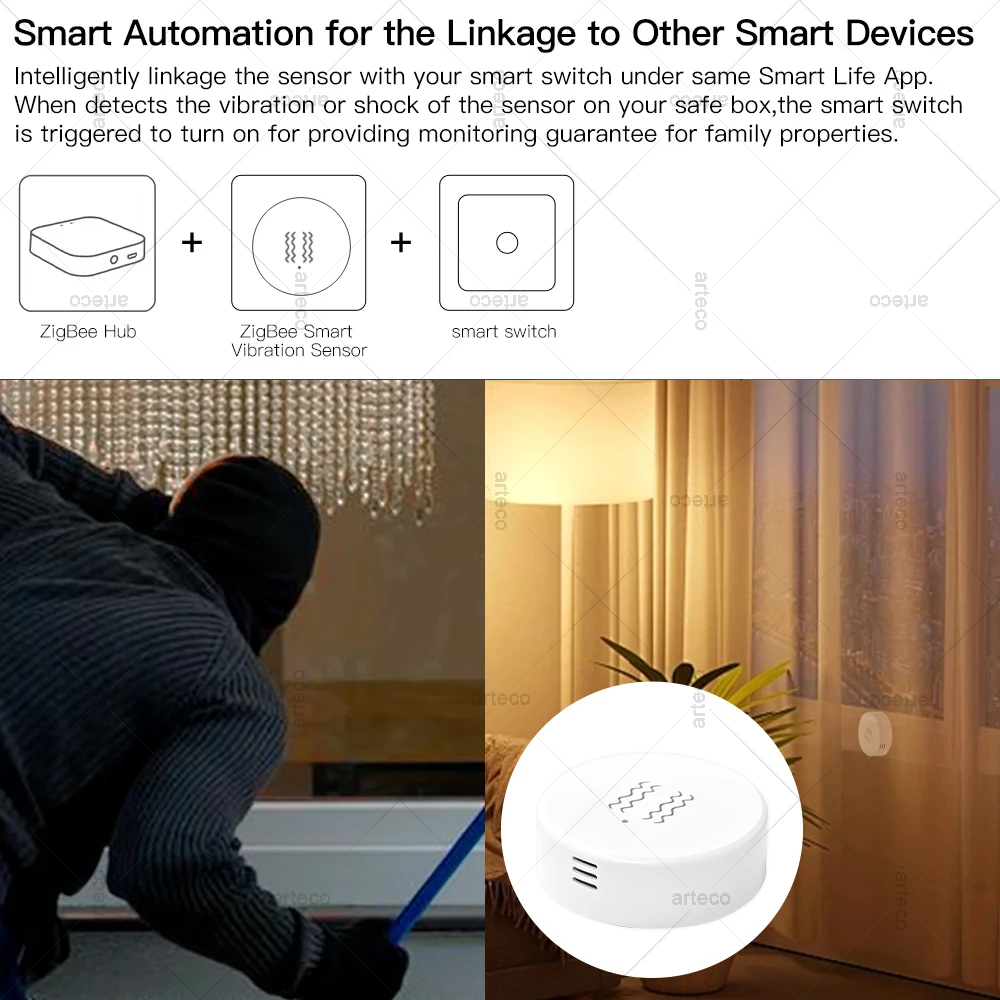 Motion Sensor Motion Sensor Switch Tuya Zigbee for Home Security Protection