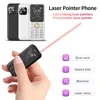 SERVO L8 Mini Laser Indicator Mobile Phone Bluetooth Dialing Magic Voice Blacklist Speed Dial 2 SIM 1.33" Small Cellphone Backup 1