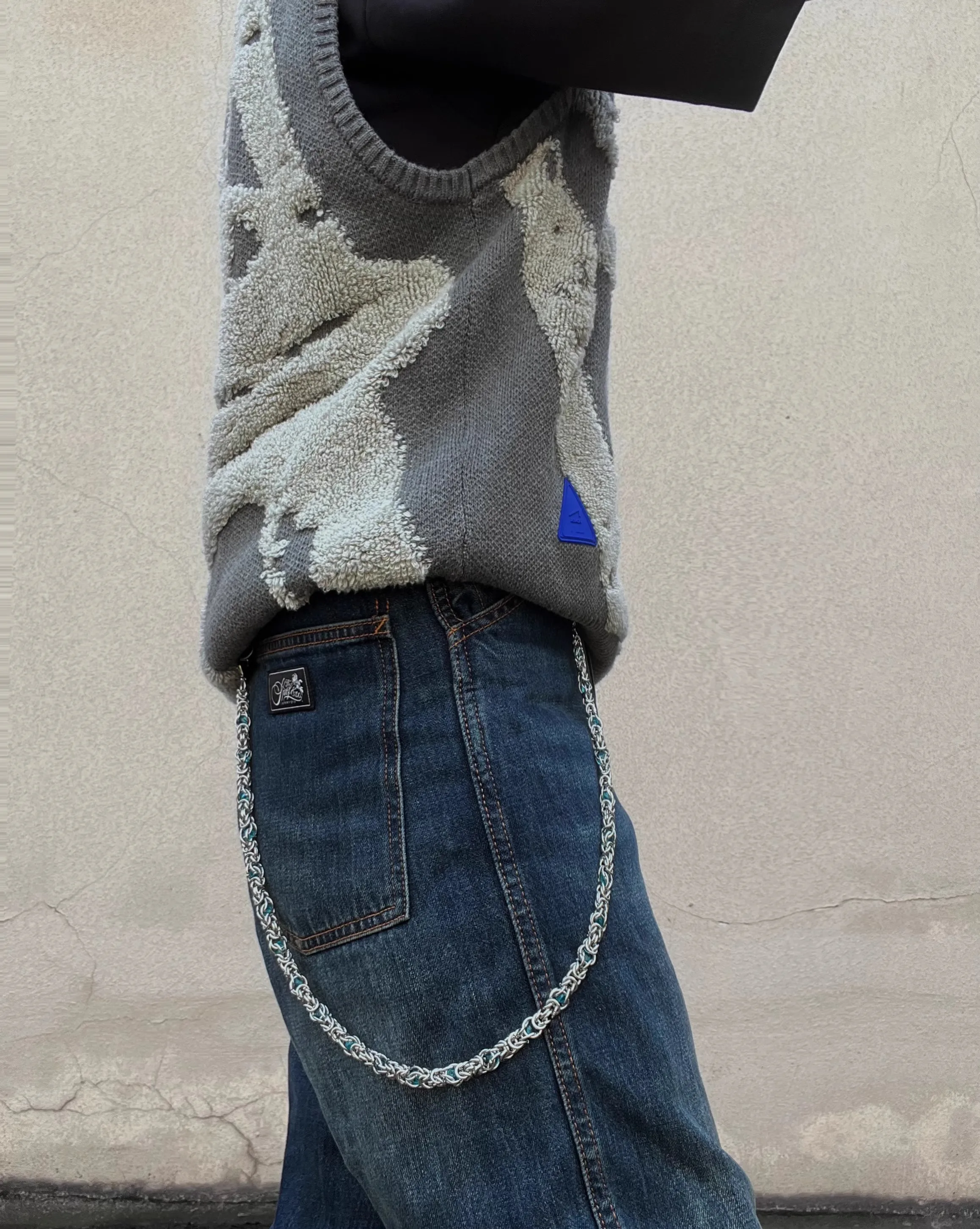 Y2K Schlangenknochen Retro-Hosenkette Street Dance Luxuriöses Schmuckstück für Männer und Frauen Taillenkette Hip Hop Punk Accessoires – Detail 17
