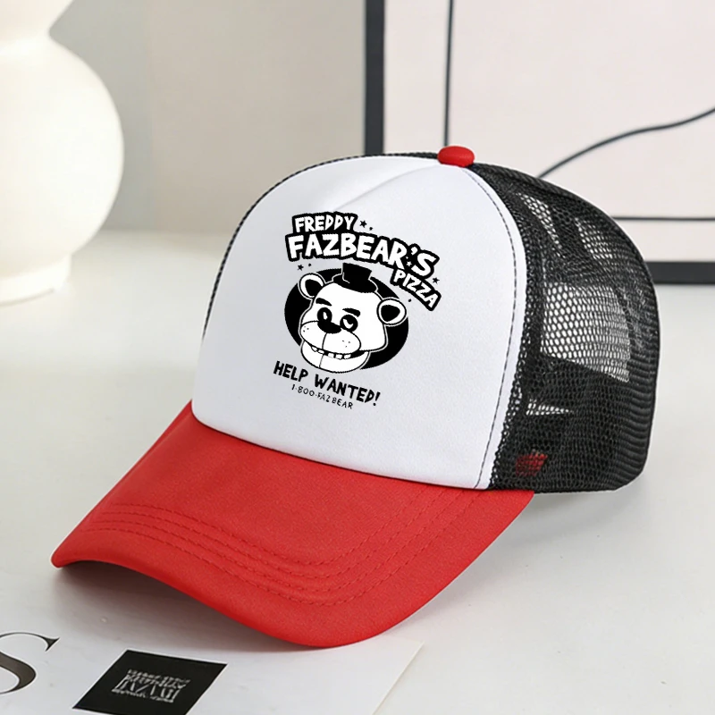 Five Nights at Freddy's Themed Mesh Baseball Cap - Cartoon Sports Hat