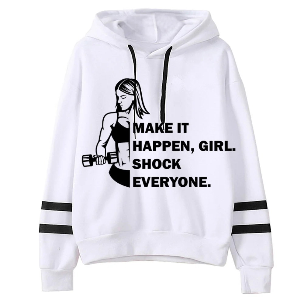 

Crossfit Fitness hoodies women graphic anime pulls women Winter Hooded Shirt