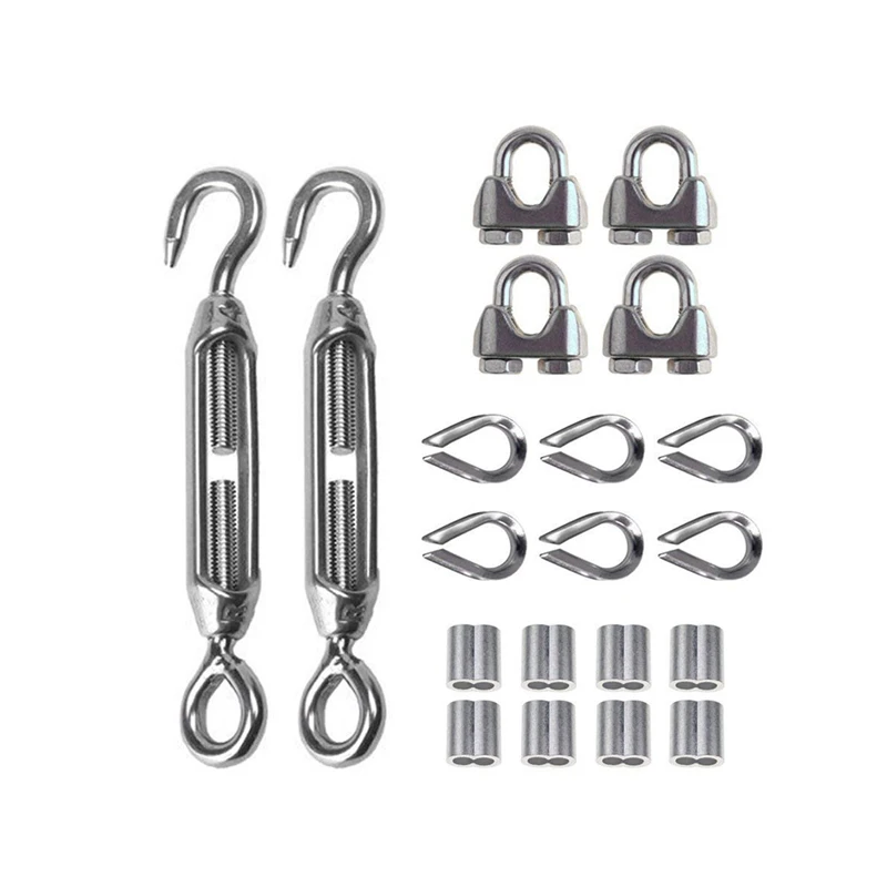 1/8 turnbuckle cable tensioner kit,M3 stainless steel cable tightener
