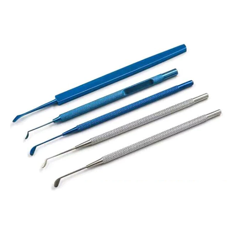 

Ophthalmic Microscope Instrument Golf Club Upper Eyelid Scraper Excimer Corneal Separation Stainless Steel Titanium Alloly