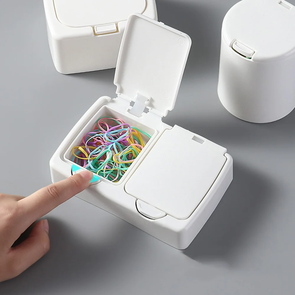 Drawer Pop-up Storage Case Desktop Organization Paper Clip Holder Classification Small Objects Cotton Swab Organizer Stationery