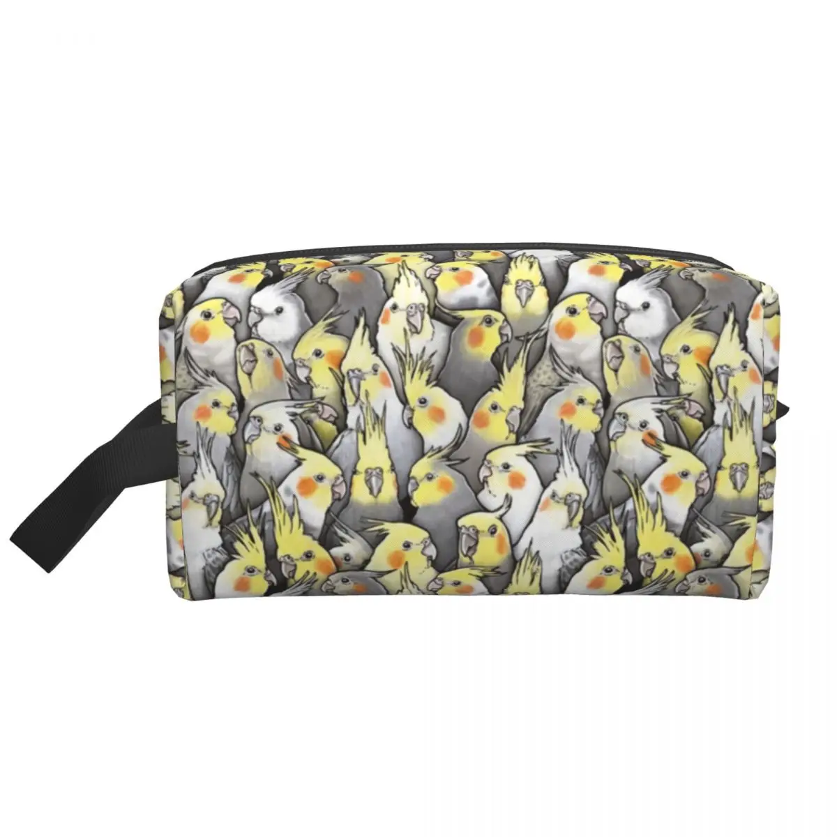 

Custom Cockatiels Galore Pattern Makeup Bag Women Travel Cosmetic Organizer Cute Storage Toiletry Bags