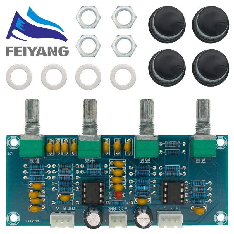XH-A901 NE5532 Tone Board Vorverstärker Vorverstärker Mit Höhen Bass Lautstärkeregler Vorverstärker Tone Controller Für Verstärkerplatine
