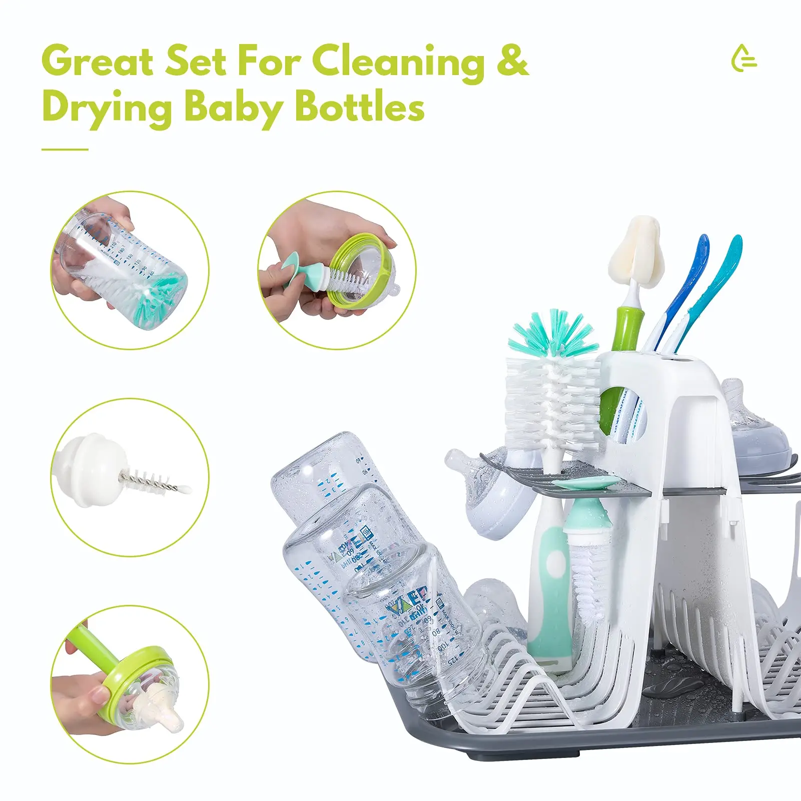 Pastry Storage Box Portable Clothes Drying Rack Baby Bottle Storage Holder  Organizer Baby Bottle Pp Kids Supplies Water Cup - AliExpress