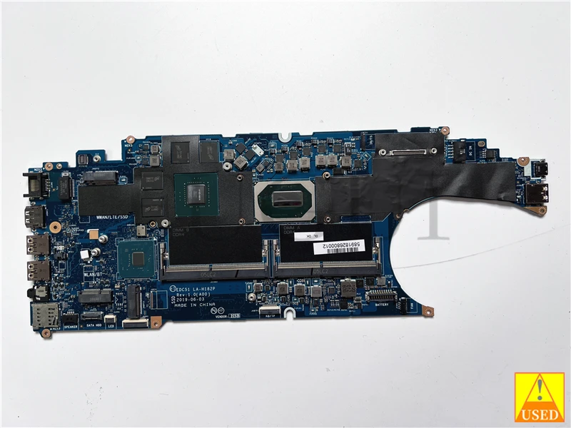 

USED Laptop Motherboard for Dell 5501 CN- 06230G SRFCK E-2276M LA-H182P Fully Tested 100% Work