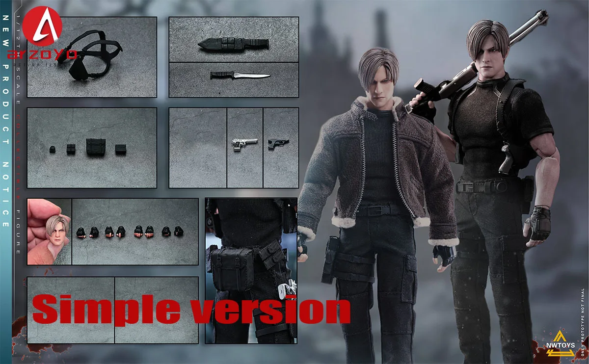 Nwtoys 1/12 Scale Police Officer 6-inch Male Solider Action Figure Doll Full Set For Collection