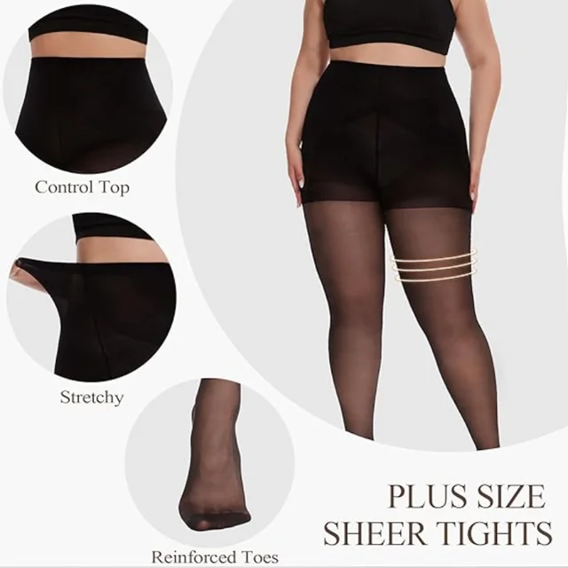 Collants transparents pour femmes, collants spoants, bas 20D, bonneterie sexy, leggings de livraison, grande taille, haute qualité, FS, 2 pièces