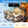 24000 BTU Wifi Enabled Mini Split Air Conditioner & Heater w/ Heat Pump 6