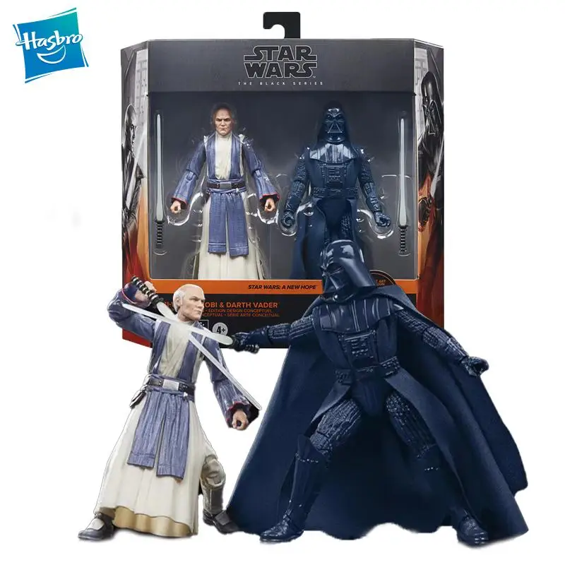 

Hasbro Star Wars Darth Vader&obi-Wan Kenobi Double Suit Action Figure Model Toy 6In Plastic Figure Model Toy Gift Collect Gifts