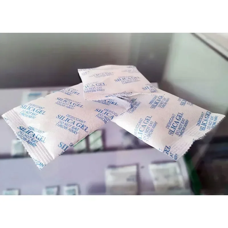 1Pc 50g Gram Silica Gel Packets For Food Packaging Flower Drying Non-Toxic FDA Silicone Desiccant Moisture Absorber Kitchen