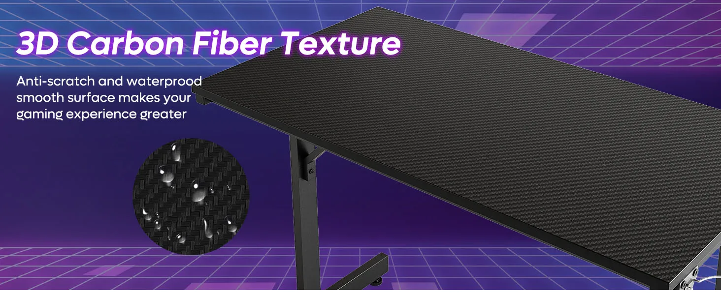 Gaming Desk with Monitor Stand