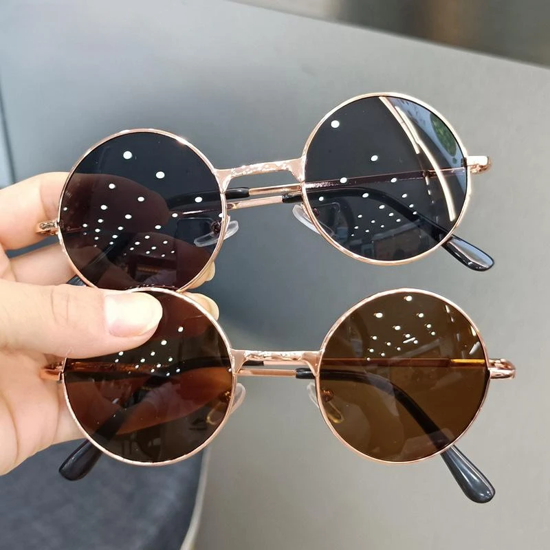 Kids Driving Glasses Goggles Summer Small Round Sunglasses Vintage Children Sun Glasses Boys Girls Baby UV400 kids sunglasses