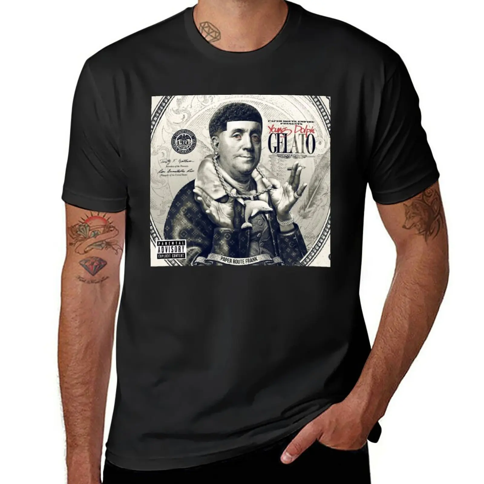 New Gelato - Young Dolph T-Shirt Sport Fan T-Shirt Magliette Vuote T-Shirt Oversize Maglietta Vintage Maglietta Firmata Da Uomo