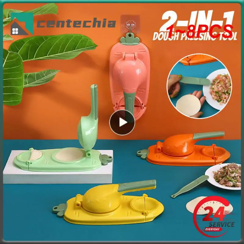 1 ~ 8 Pezzi In 1 Knodel Haut Presse Manuelle Teig Knodel Modell Ier Set Di Maschere Forma Maschine Pressen Gebdra Werkzeug Form Zum