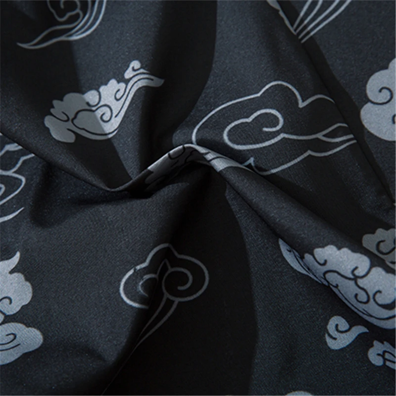 Traditional Japanese Samurai Cat Kimonos Cardigan Robe Men Summer Women Yukata Haori Casual Cosplay Anime Clothing
