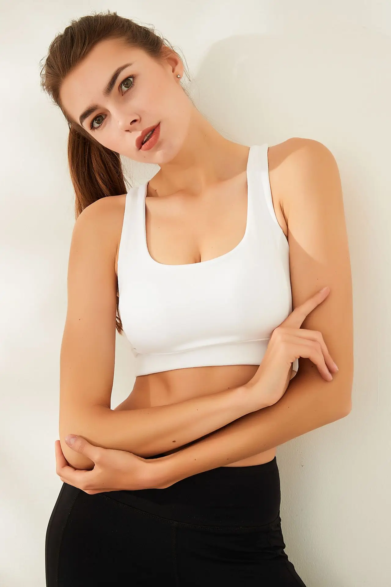 Sports bras Fitness Show Sexy Back Shock bra Underwear Running Run-bra Quick-dry Perfect shore up performance yoga vest bra