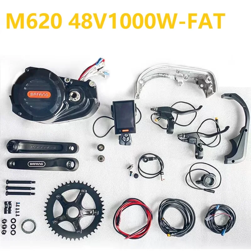 risunmotor M620 G510 48V 52V 1000W UART Mittelmotor für E-Bikes, Elektrisches Lastenfahrrad-Umrüstset mit DPC18-Display – Detail 2