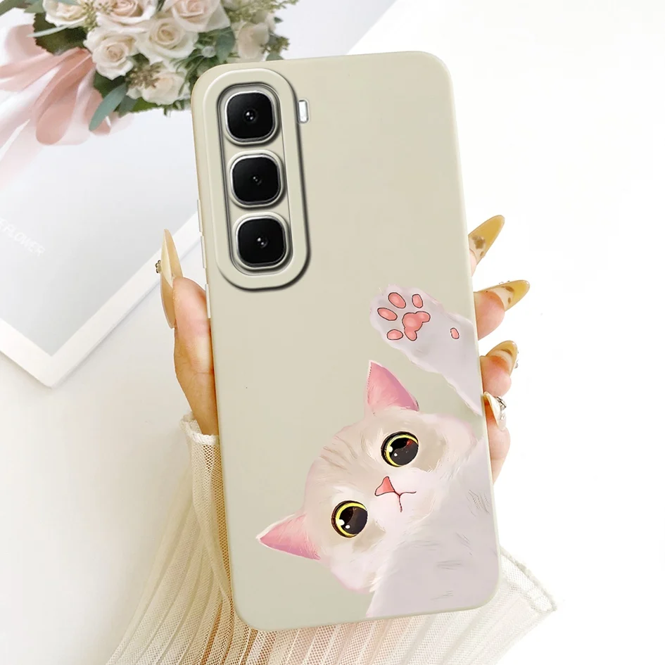 Cute Cartoon Candy Color Anti-Slip Silicone Phone Case with Lens Protection