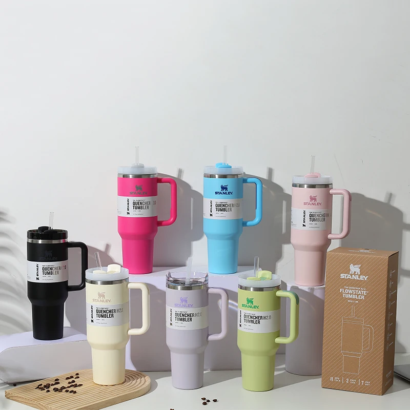 Stanley Adventure Quencher ̰ ִ H2.0 Һ, η ƿ  ܿ ڵ ӱ,    º, 40oz