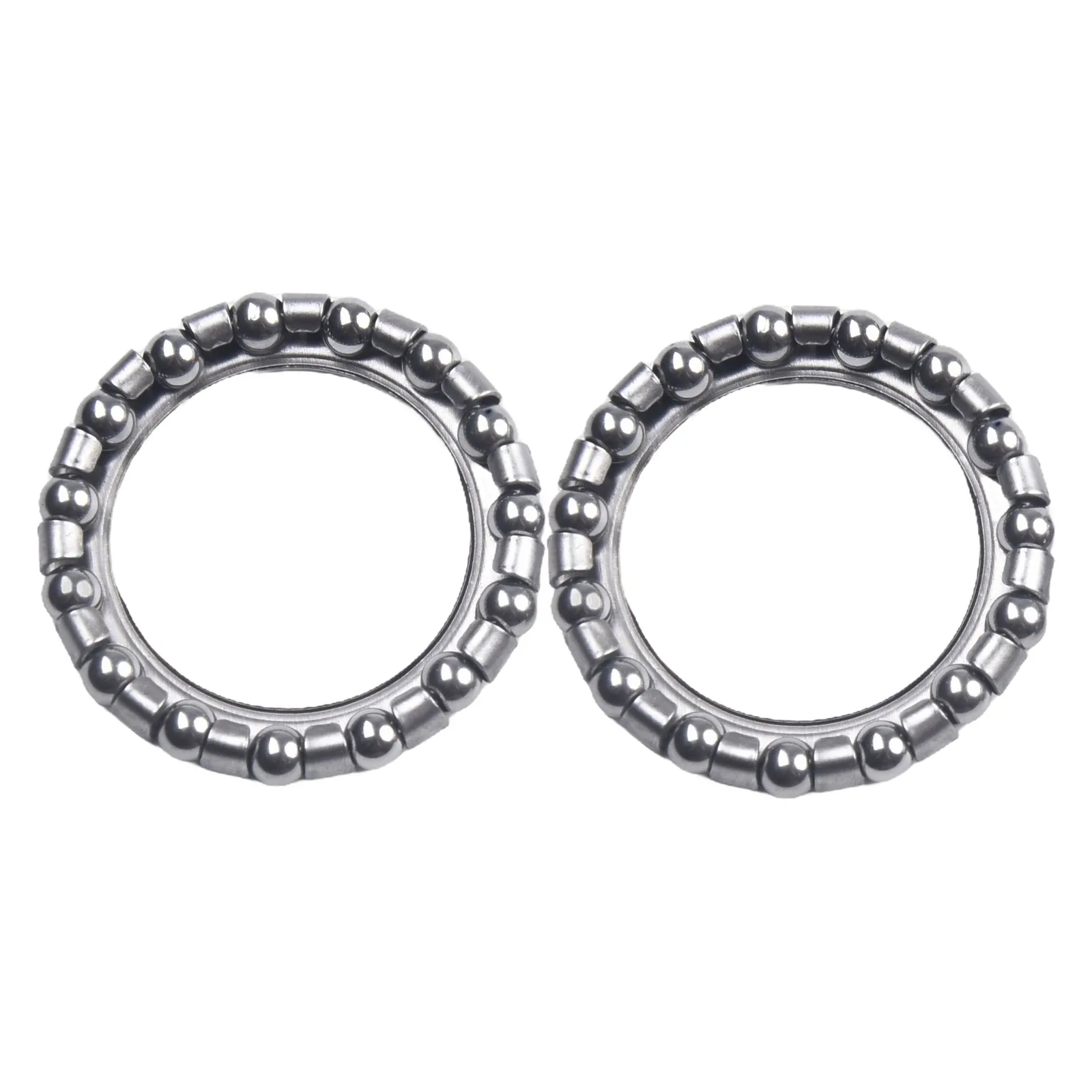 Durable Silver Steel Steering Bearings - Easy to Use Inner and Outer Design