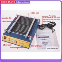 220V or 110V Puhui T8280 PCB Preheater IR Preheating Plate T-8280 IR-Preheating Oven 0-450degree Celsius Solder Repair 2